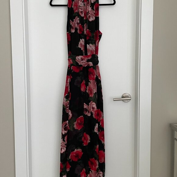 Tahari Sleeveless Flowy Floral Dress by Arthur S Levine Size 12 - Picture 5 of 10
